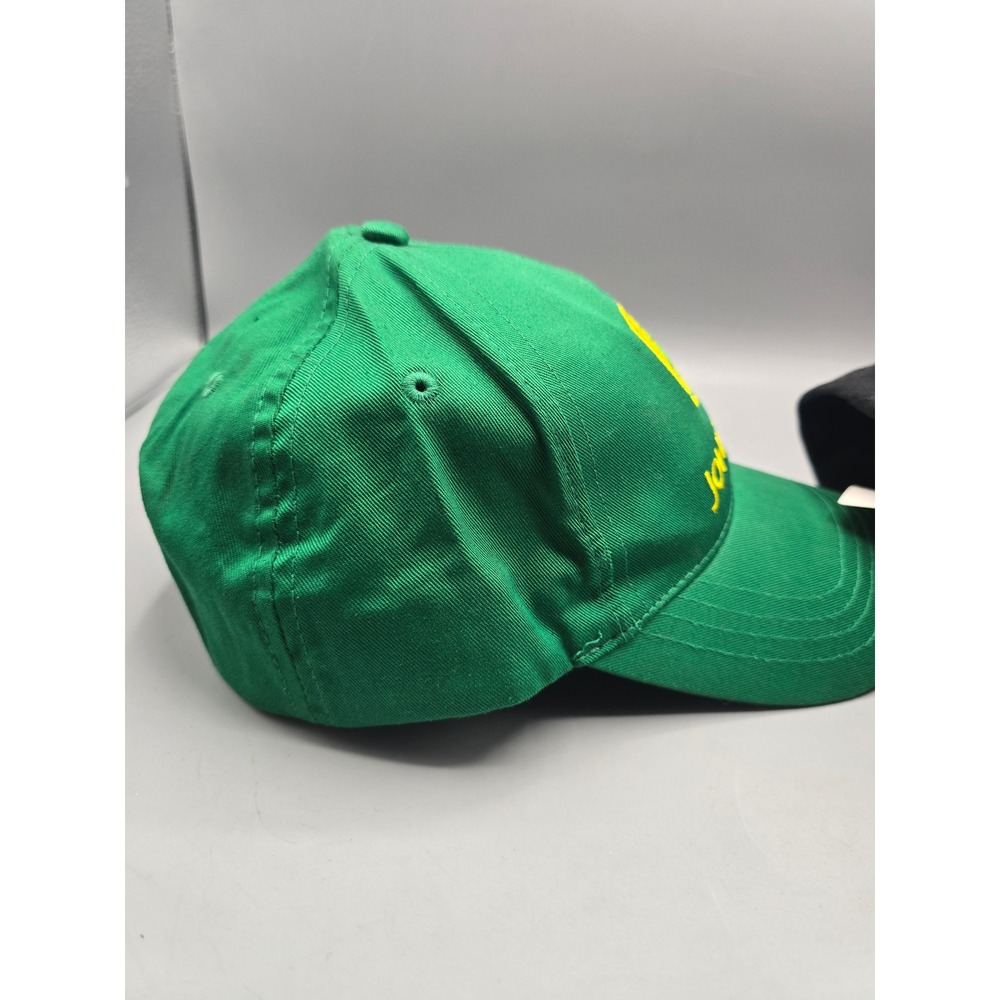 John Deere Baseball Cap Bundle Green and Black Embroidered Logo Hats 2 Pack - Picture 5 of 14